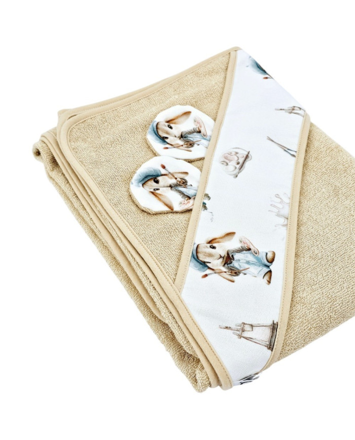 Serviette de bain en bambou PAINTER/HONEY
