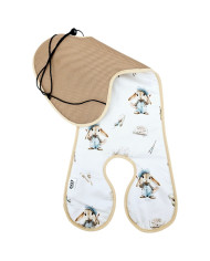 Atmungsaktive Sitzeinlage für Babyschalen  9-18 kg – Anti-Schwitz Wabenstruktur PAINTER