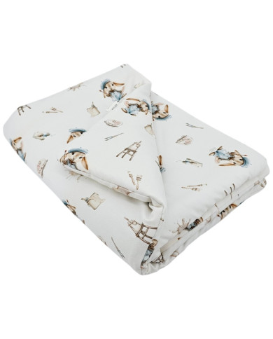 Bamboo Blanket 75x100 cm with Filling – Soft & Breathable for Stroller and Crib PAINTER
