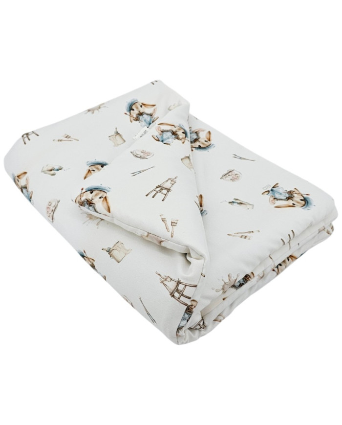 Bamboo Blanket 75x100 cm with Filling – Soft & Breathable for Stroller and Crib PAINTER