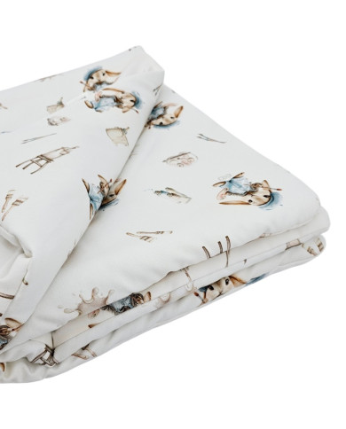 Bambusdecke 75x100 cm mit Füllung – Weich & Atmungsaktiv für Kinderwagen und Babybett PAINTER