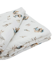 Bambusdecke 75x100 cm mit Füllung – Weich & Atmungsaktiv für Kinderwagen und Babybett PAINTER