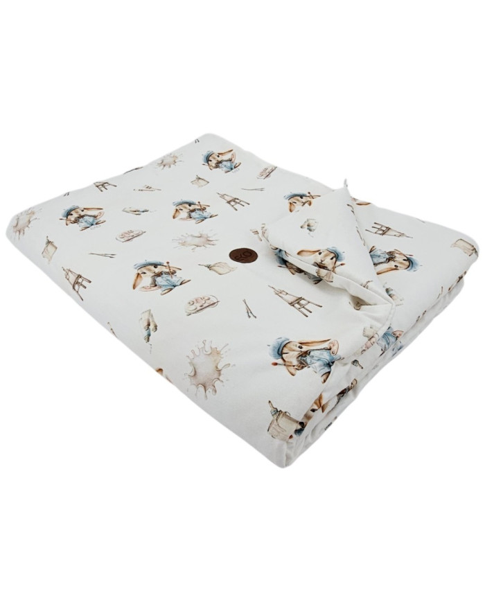 Bambusa sega 90x120 cm ar pildījumu – Elpojoša un Mīksta Bērnu Gultiņai PAINTER