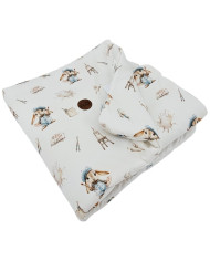 Бамбуковое одеяло 90x120 см с наполнителем – дышащее и мягкое одеяло для PAINTER