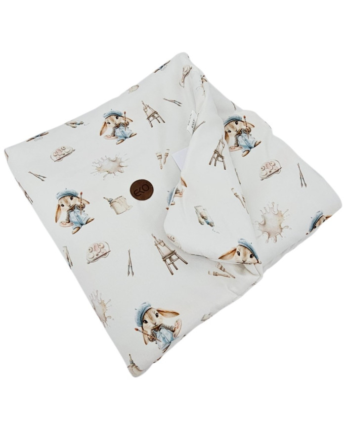 90x120 cm-es Bambusz Takaró Töltettel – Légáteresztő és Puha Babaágyba PAINTER