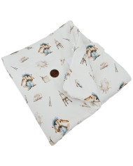 Bambusa sega 90x120 cm ar pildījumu – Elpojoša un Mīksta Bērnu Gultiņai PAINTER