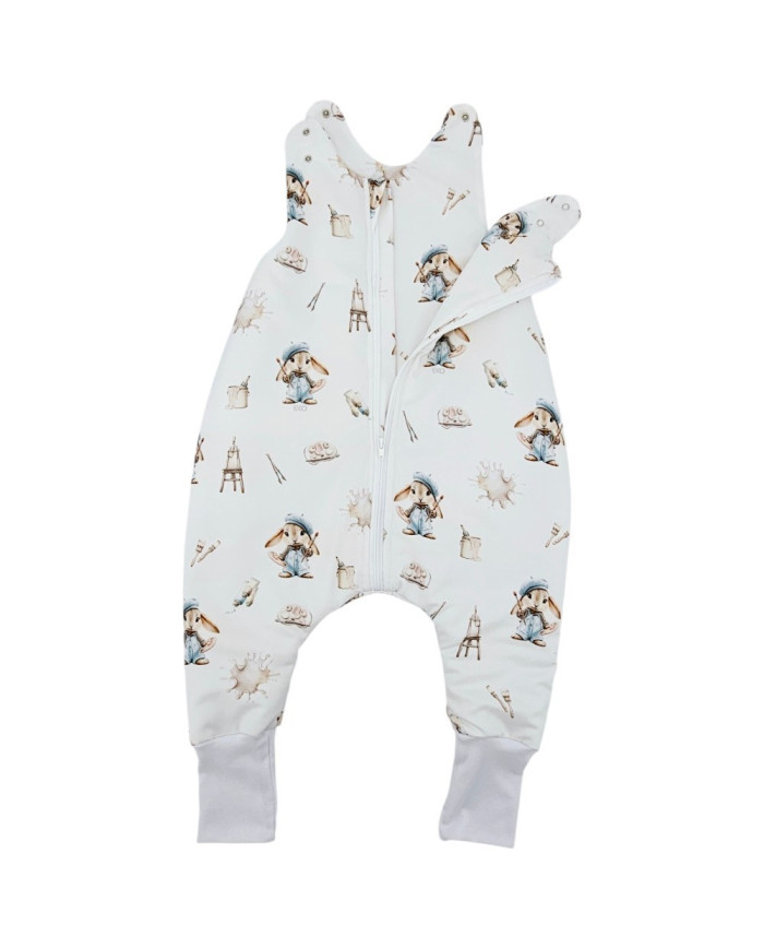 Bamboo Sleeping Bag with Feet – Breathable & Lightweight for Active Toddlers PAINTER