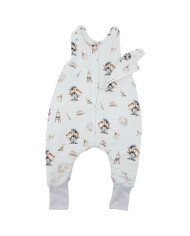 Bamboo Sleeping Bag with Feet – Breathable & Lightweight for Active Toddlers PAINTER