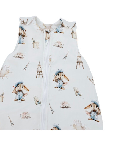 Śpiworek z Nóżkami Bambusowy – Oddychający i Lekki dla Aktywnych Dzieci MALARZ