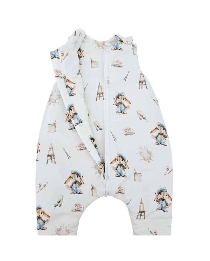 Bamboo Sleeping Bag with Feet – Breathable & Lightweight for Active Toddlers PAINTER