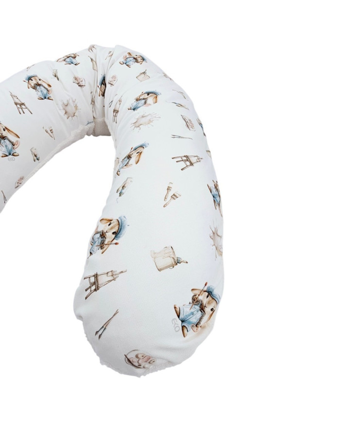 Grand coussin d'allaitement Bambou + Bouclé – Confort de luxe et hygiène PAINTER