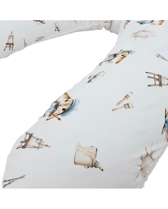 Grand coussin d'allaitement Bambou + Bouclé – Confort de luxe et hygiène PAINTER