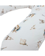 Grand coussin d'allaitement Bambou + Bouclé – Confort de luxe et hygiène PAINTER