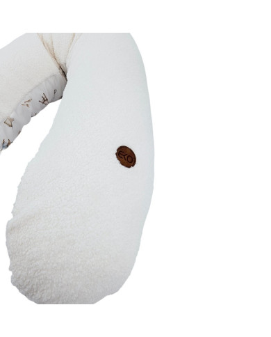 Grand coussin d'allaitement Bambou + Bouclé – Confort de luxe et hygiène PAINTER