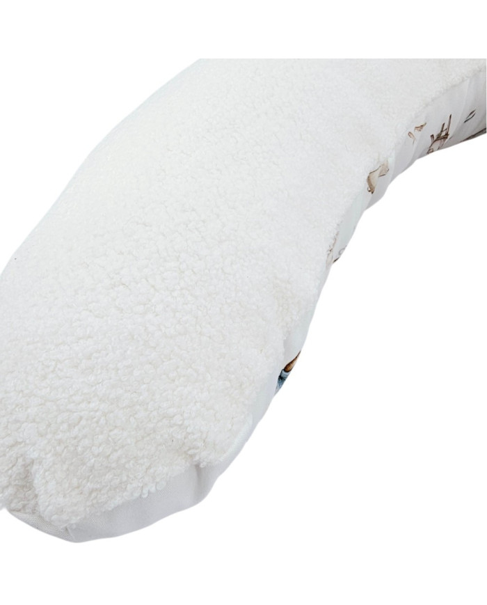 Grand coussin d'allaitement Bambou + Bouclé – Confort de luxe et hygiène PAINTER