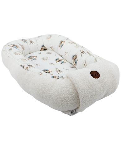 Cocon en bambou+boucle pour bébé PAINTER