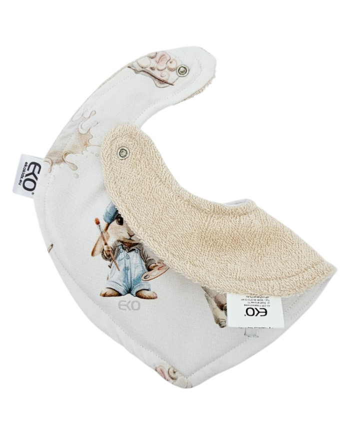 Pull-up bib BAMBOO PAINTER/HONEY