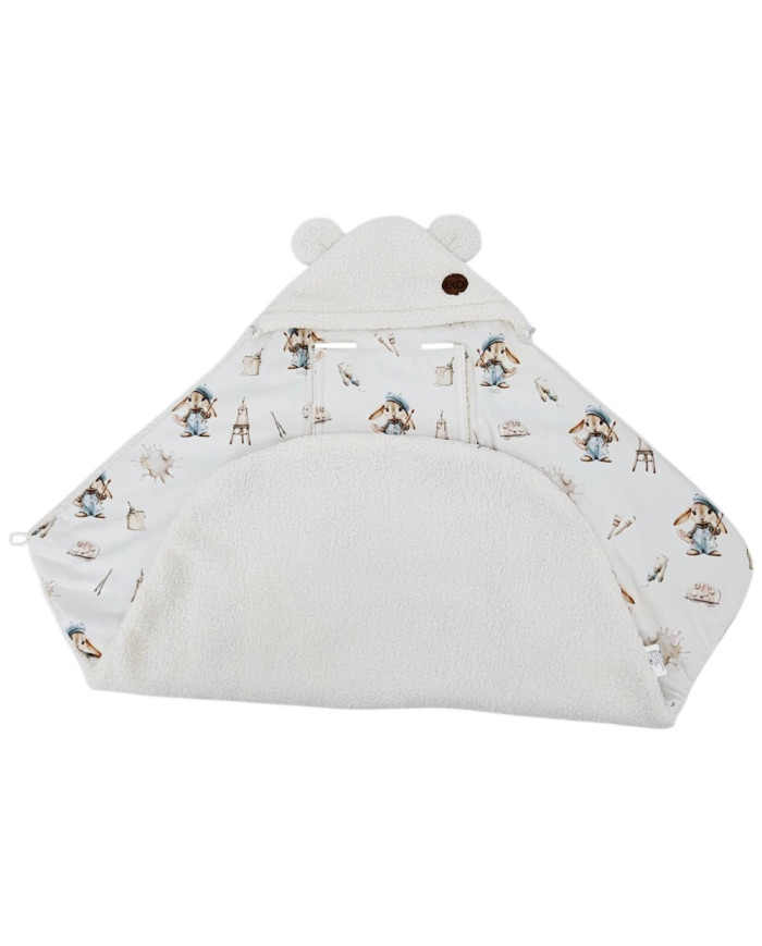 Zavinovací fusak do autosedačky BAMBOO+BOUCLE 3 a 5-bodové pásy PAINTER