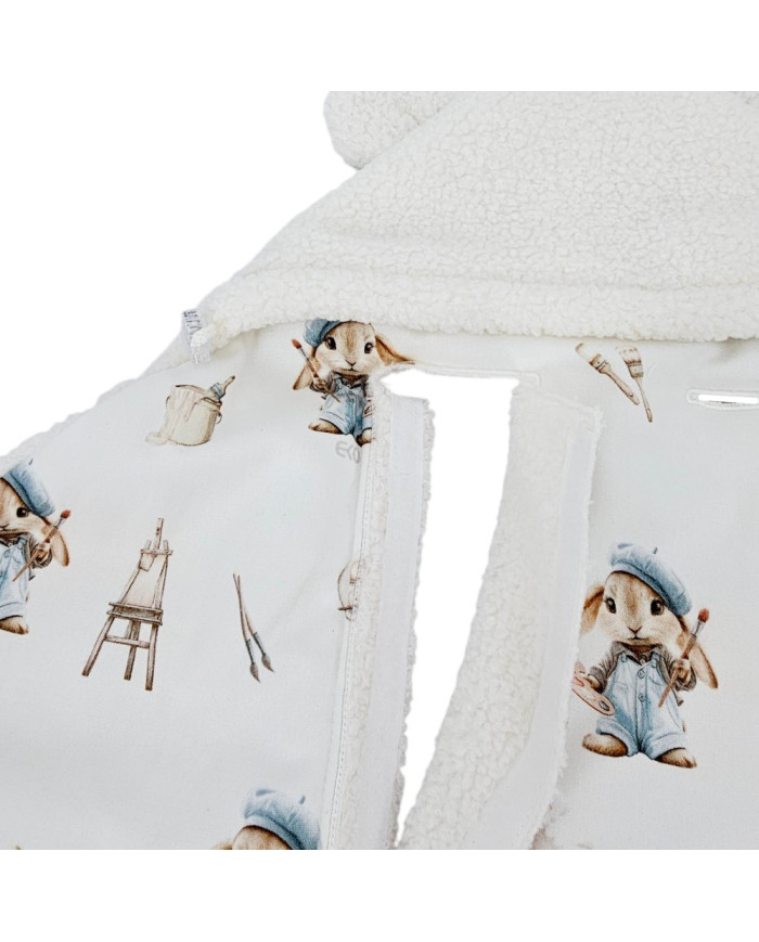 Hálózsák a BAMBOO+BOUCLE autósülés 3 pontos és 5 pontos biztonsági övéhez PAINTER