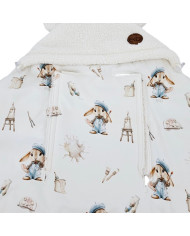 Schlafsack für den Kindersitz BAMBOO+BOUCLE 3- und 5-Punkt-Gurte PAINTER