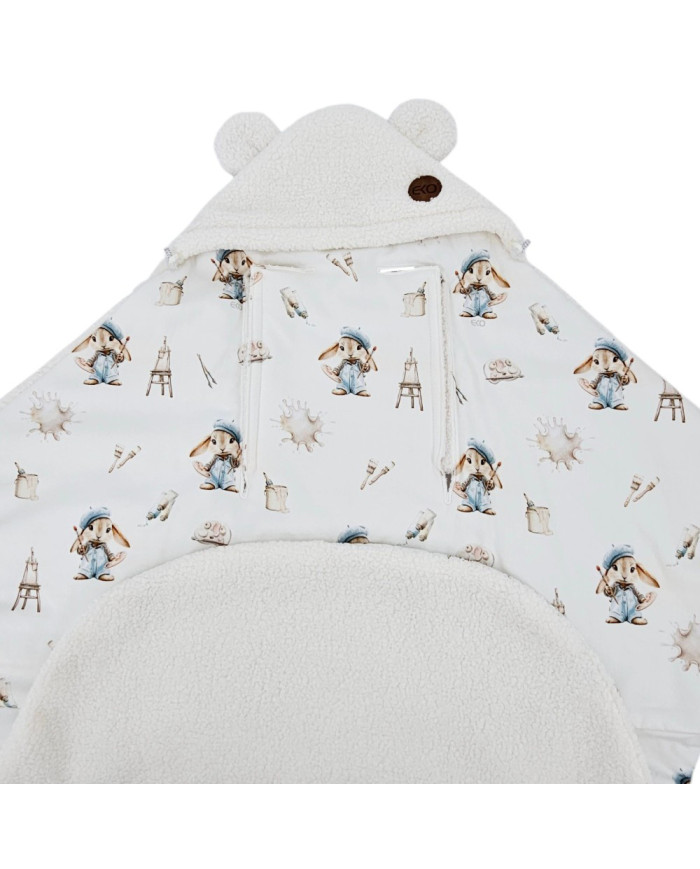 Zavinovací fusak do autosedačky BAMBOO+BOUCLE 3 a 5-bodové pásy PAINTER