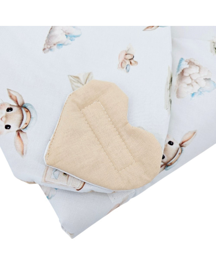 Cône en coton imprimé double face POSTMAN