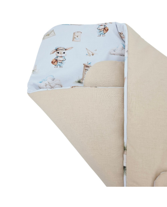 Bilateralni printani pamučni Baby Wrap POSTMAN