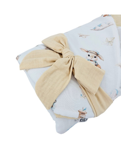 Printani Pamučni+muslin Baby Wrap sa kokosovim umetkom POSTMAN