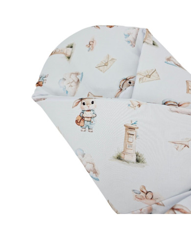 Cône en coton imprimé avec  en noix de coco POSTMAN