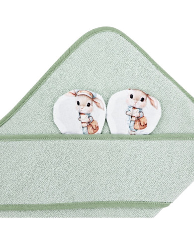 Serviette de bain en bambou POSTMAN/MINT