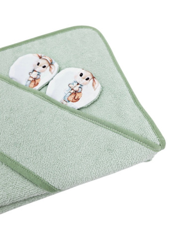 Serviette de bain en bambou POSTMAN/MINT