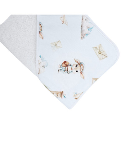 Bademantel POSTMAN/WHITE