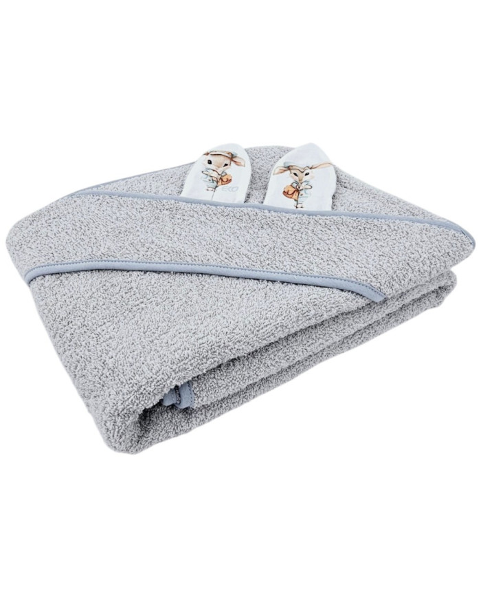 Peignoir en coton POSTMAN/GREY