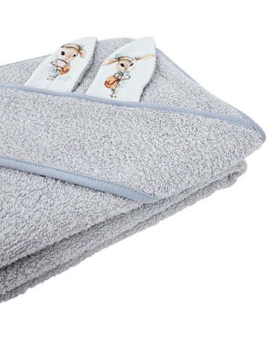 Bademantel aus Baumwolle POSTMAN/GREY