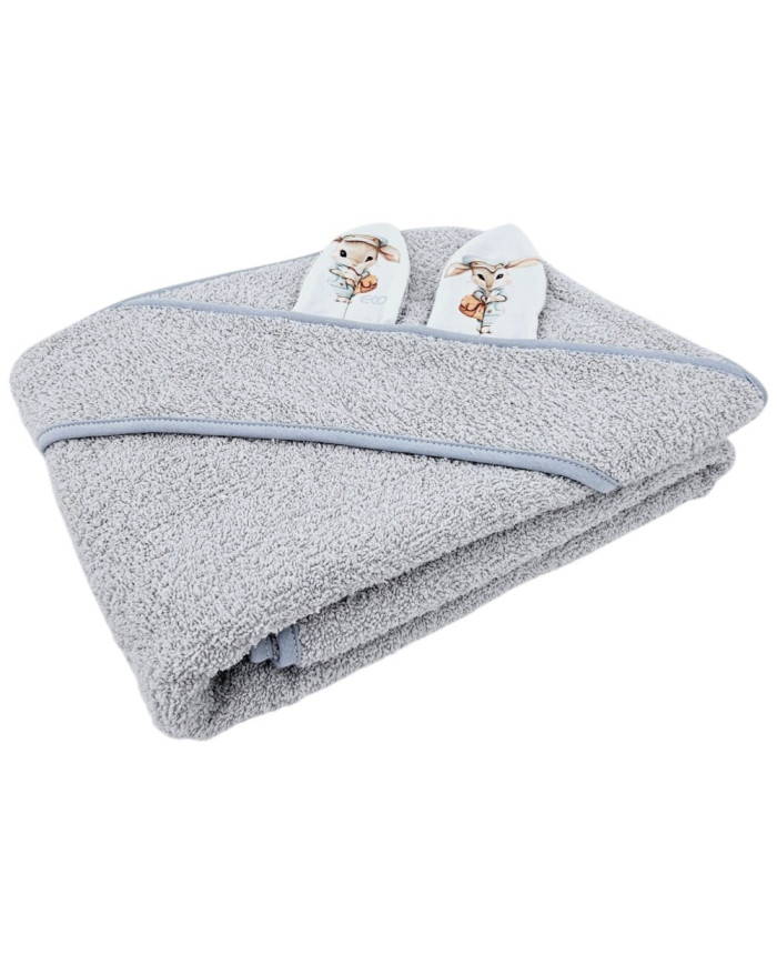 Peignoir en coton POSTMAN/GREY