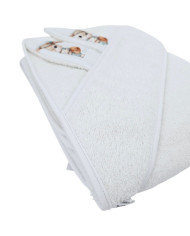 Kokvilnas vannas halāts POSTMAN/WHITE