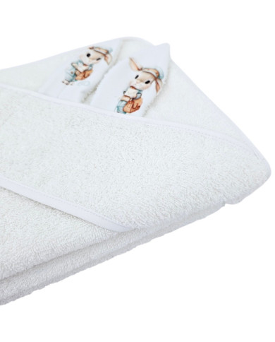 Peignoir en coton POSTMAN/WHITE