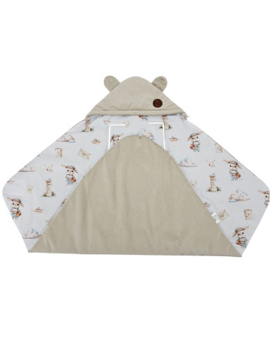 Schlafsack für den Kindersitz VELVET 3- und 5-Punkt-Gurte POSTMAN