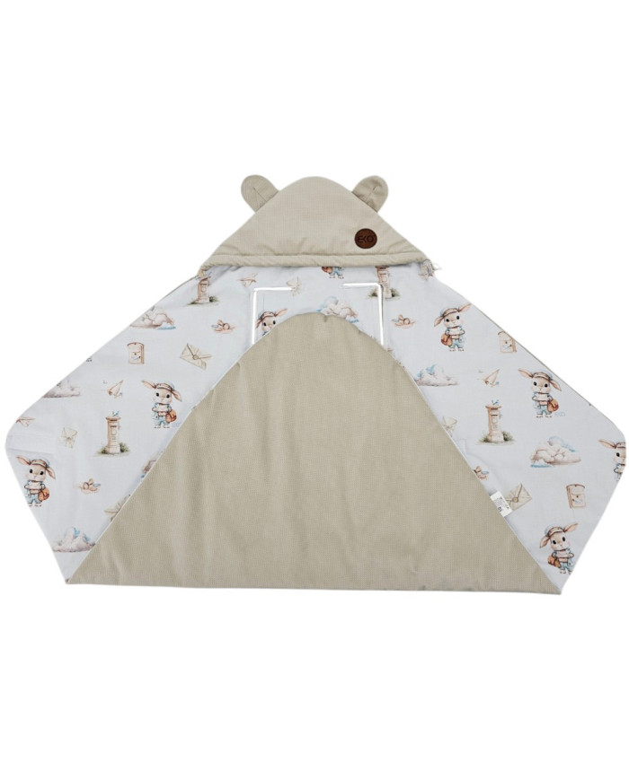 Schlafsack für den Kindersitz VELVET 3- und 5-Punkt-Gurte POSTMAN