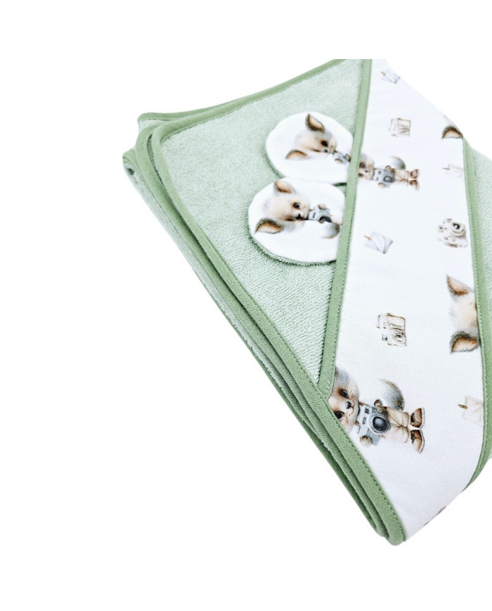 Serviette de bain en bambou PHOTOGRAPHER/MINT