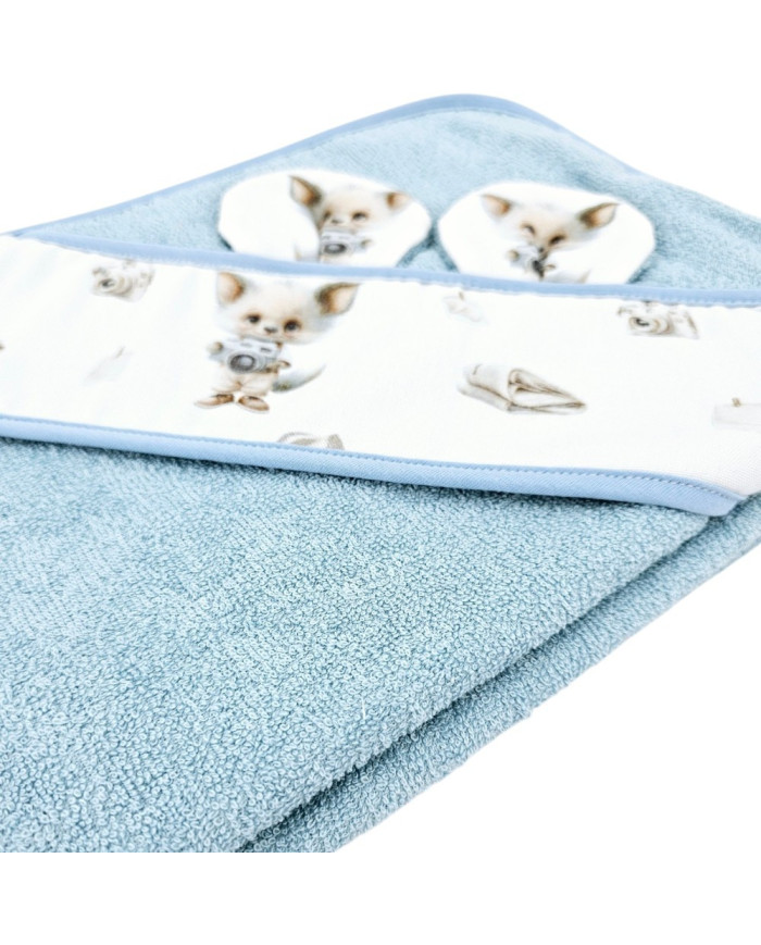 Badetuch aus Bambus PHOTOGRAPHER/BLUE