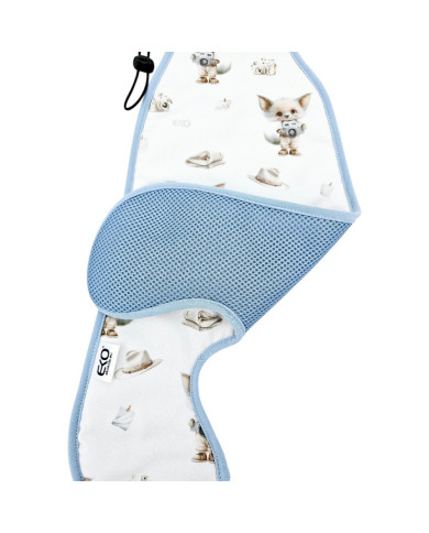 Priedušná vložka do autosedačky 0-9 kg – Antipotová štruktúra včelieho plástu PHOTOGRAPHER