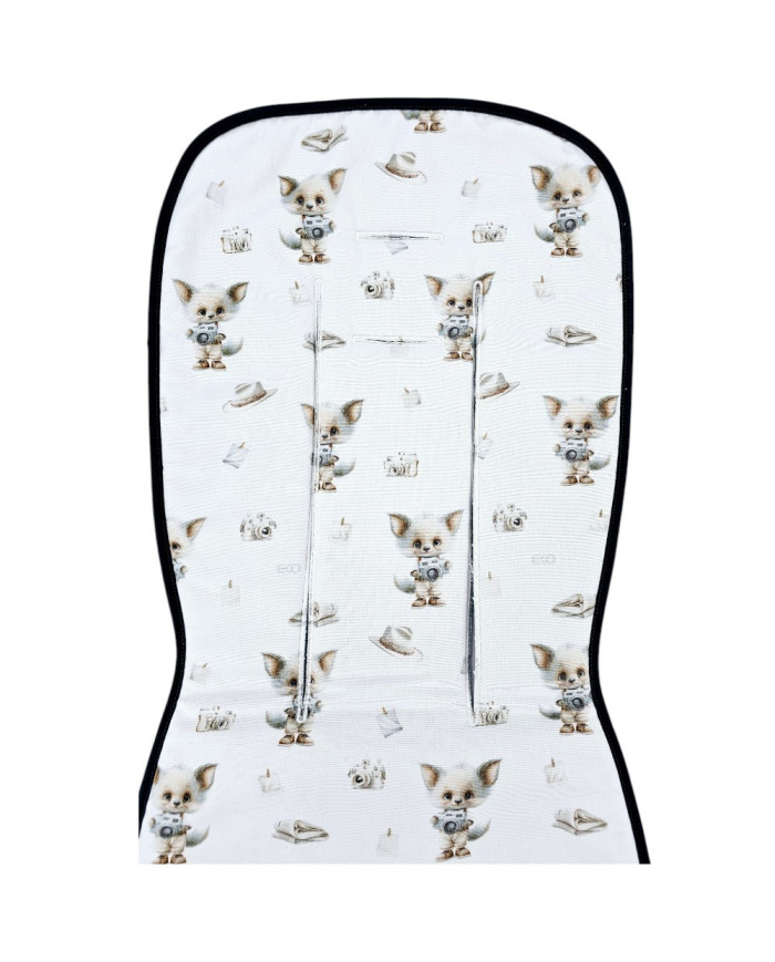 Umetak za dječja kolica AERO– bambus i meduća sličica PHOTOGRAPHER