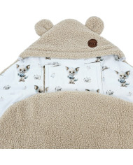 Schlafsack für den Kindersitz BAMBOO+BOUCLE 3- und 5-Punkt-Gurte PHOTOGRAPHER