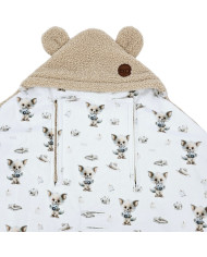 Schlafsack für den Kindersitz BAMBOO+BOUCLE 3- und 5-Punkt-Gurte PHOTOGRAPHER