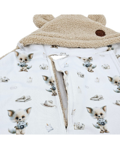 Hálózsák a BAMBOO+BOUCLE autósülés 3 pontos és 5 pontos biztonsági övéhez PHOTOGRAPHER