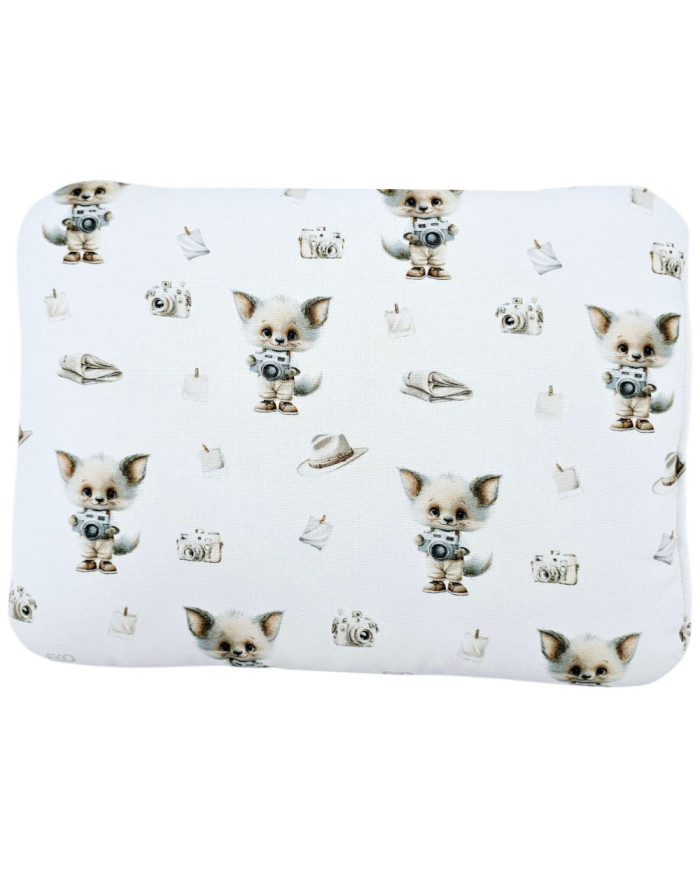 Плоская бамбуковая подушка 30x40 см – Антиаллергенная с наполнением PHOTOGRAPHER