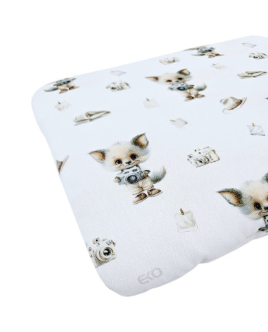 Oreiller plat en bambou 30x40 cm – Antiallergique avec rembourrage PHOTOGRAPHER