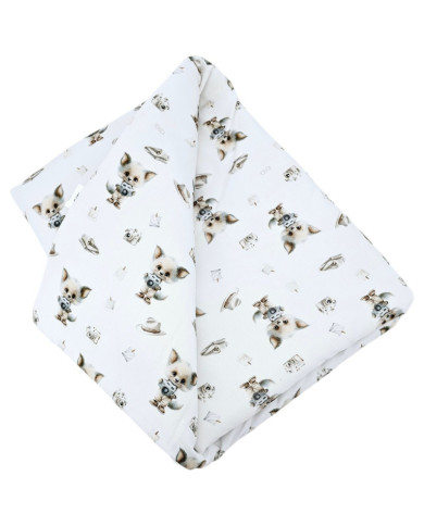 Bamboo Blanket 75x100 cm with Filling – Soft & Breathable for Stroller and Crib PHOTOGRAPHER