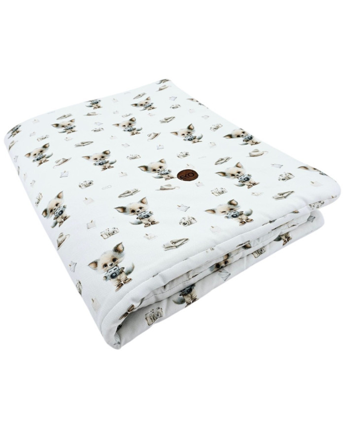 Bambusdecke 90x120 cm mit Füllung – Atmungsaktive & Weiche Babybettdecke PHOTOGRAPHER